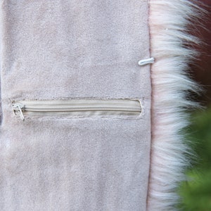 Pure Light Ivory Faux Fur Wrap With Pocket Faux Fur Stole Faux Fur ...