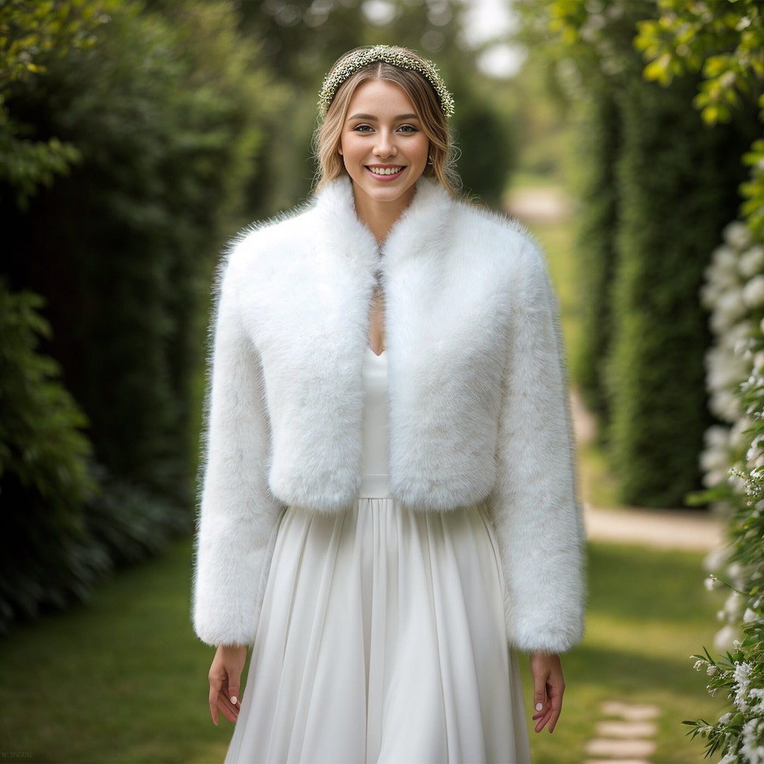 ジャケット・アウター muguet volume fake fur coat Ivory muguet volume fake fur coat Ivory - Jacket Outer安く 買う 方法