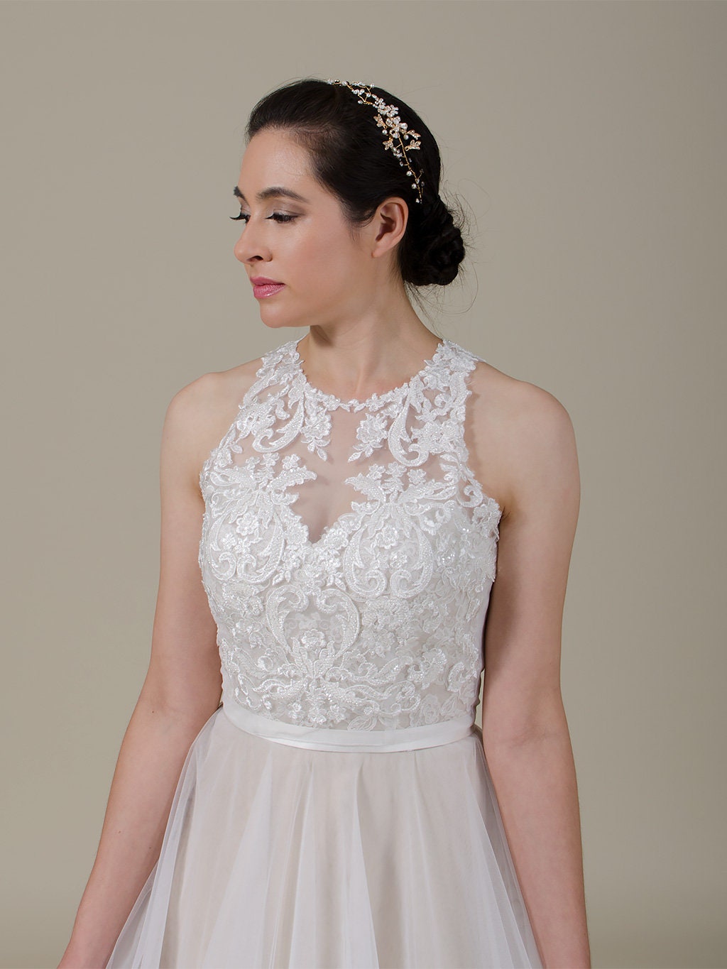 beaded wedding bolero