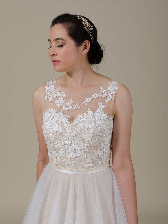 bridal lace jacket