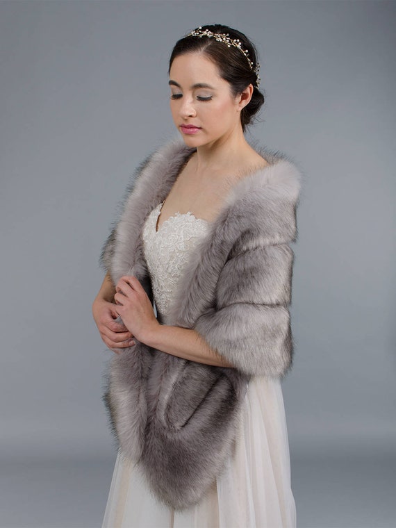 etsy faux fur wrap
