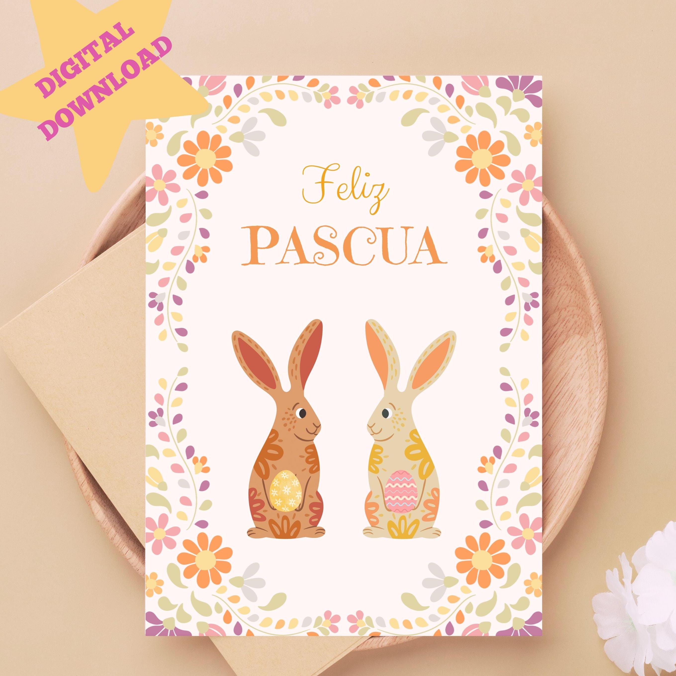 Feliz Pascua Card - Etsy, image size:2719x2719