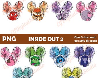 Descarga de archivo PNG de Inside Out, Inside Out Está bien sentir todas las emociones PNG, emociones Salud mental PNG, Dibujos animados Inside Out Emociones Png