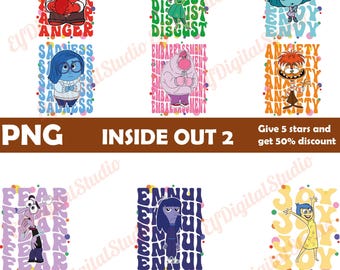 De adentro hacia afuera 2 emociones PNG, Disney Pixar Clipart, descarga digital de dibujos animados del día de los caídos de adentro hacia afuera, archivo PNG de ira, alegría, ansiedad y envidia, Disney PNG