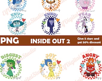 Paquete PNG de Inside Out 2 / Clipart de emociones de dibujos animados, Inside Out Está bien sentir todas las emociones PNG, archivo PNG de salud mental de emociones, dibujos animados