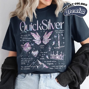 Quicksilver Comfort Colors T-Shirt, Little Osha Butterfly T-Shirt, Quicksilver Fan Shirt, Saeris Fane Kingfisher Inspired Tee