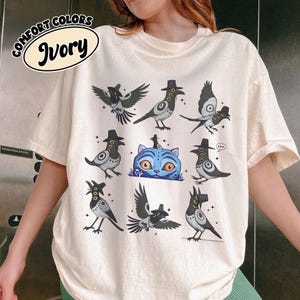 Sussy Demon Hunters Shirt Comfort Colors, Derpy Tiger & Sussie Bird Tee, Funny Kpop Demon Hunters Shirt, Saja Boys Fan Gift