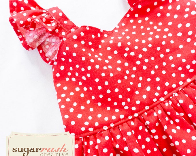 Summer Red Polka Dot Dress main image 1