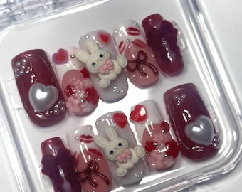 Valentijnsdag konijntjes pers ons