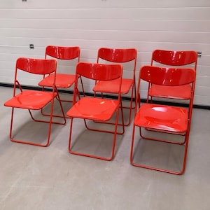 Ikea chair Ted set of 6, design by Niels Gammelgaard 1977