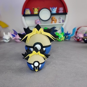 Yugi Muto Pokéball | Yu-Gi-Oh!-inspiriertes 3D-gedrucktes Sammlerstück | Anime-Gaming-Dekor
