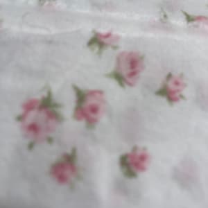 Rachel Ashwell shabby chic pink roses journal hand torn craft Muslin ribbon 5036 2x34 .s oohlalacrafts