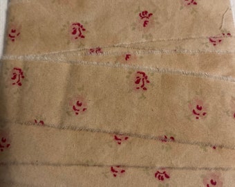 Rachel Ashwell  4yards  tea dyed ribbon handmade french market trim seam binding gift wrap junk journal 2837 .75 x 4yds oohlalacrafts