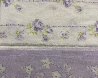 French Lavender 2 yds floral junk journal shabby trim chic. Ooohlala crafts 3109 1.75 1.25x34s