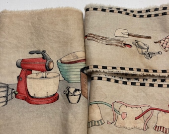 Kitchen kit 3 yard hand torn muslin ribbon baking canning cooking farm. Junk  journal craft Muslin ribbon 3018 3pcs oohlalacrafts