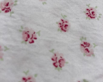 Rachel Ashwell Pink Rose Muslin Ribbon, Hand Torn Fabric 5059 3x34
