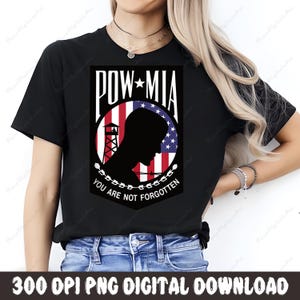 POW MIA File, Not Forgotten PNG, Veteran Memorial Design, Military Tribute Art, Patriotic Flag Emblem, Prisoner of War Graphic