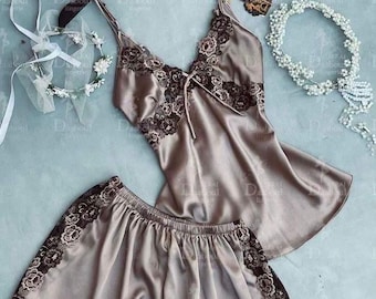 Woman  pajama  Gift for Her Linerie