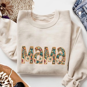 Floral Mama PNG, Preppy Mama Png, Mama Flower Png, Retro Mama Png, Mothers day png, Mama png, Mom png, Gift for mama png, Flower dtf print