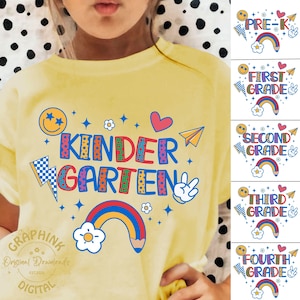 Preppy Back To School Bundle, Kindergarten, First Day Of School, Coquette Pencil, Pre-k 1st/2nd/3rd Grade, School Bundle Png, Back To School
