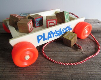 playskool wagon