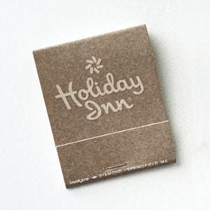 Vintage Holiday Inn Matchbook: 20 Matches, Unstruck Front Strike