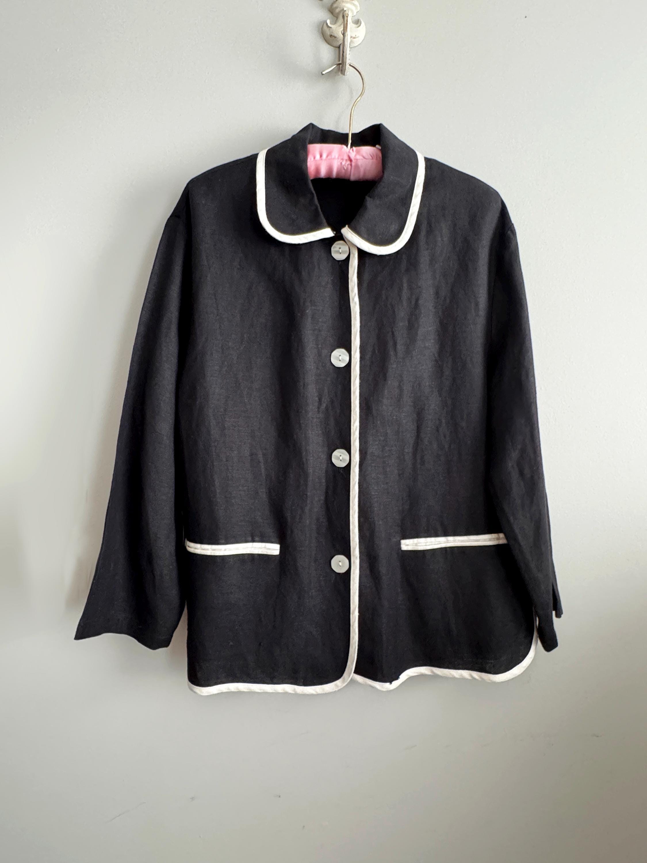 Linen Jacket Vintage - Etsy