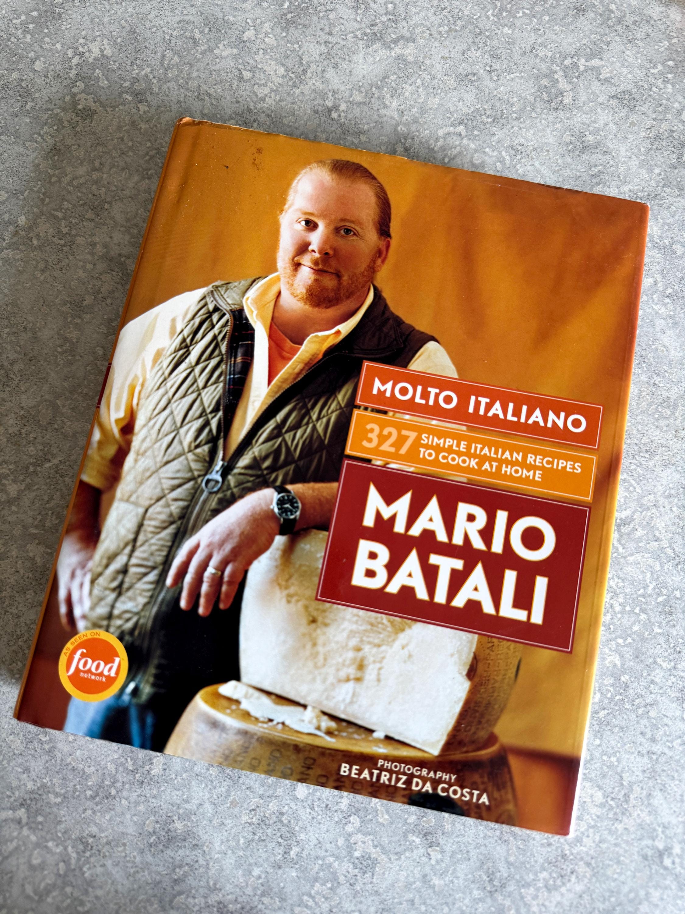 Mario Batali Molto Italiano Vintage Cookbook Signed, Italian Recipes ...