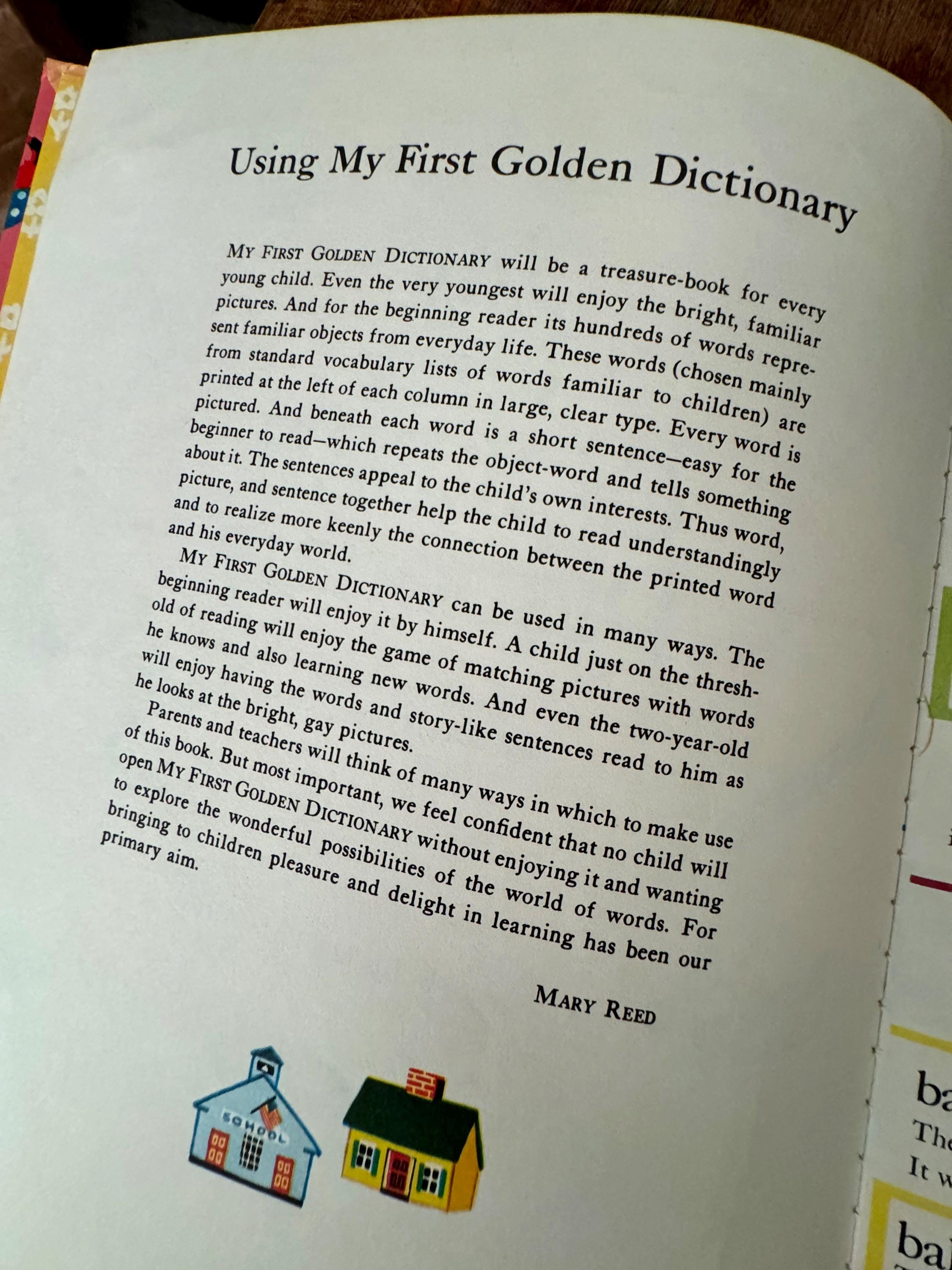 My First Golden Dictionary 1957 A Golden Book Western