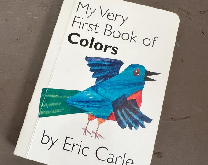Vintage Eric Carle Board Book: My Very First Book of Colors - Etsy