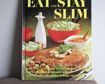 Eat & Stay Slim Cookbook Better Homes and Gardens 1978, Vintage 70s BHG Cookbook, NortonAndYoung
