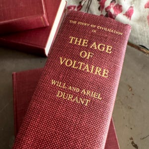 The Story of Civilization Part IX the Age of Voltaire by Will and Ariel Durant Copyright 1965 1st Printing, NortonAndYoung.