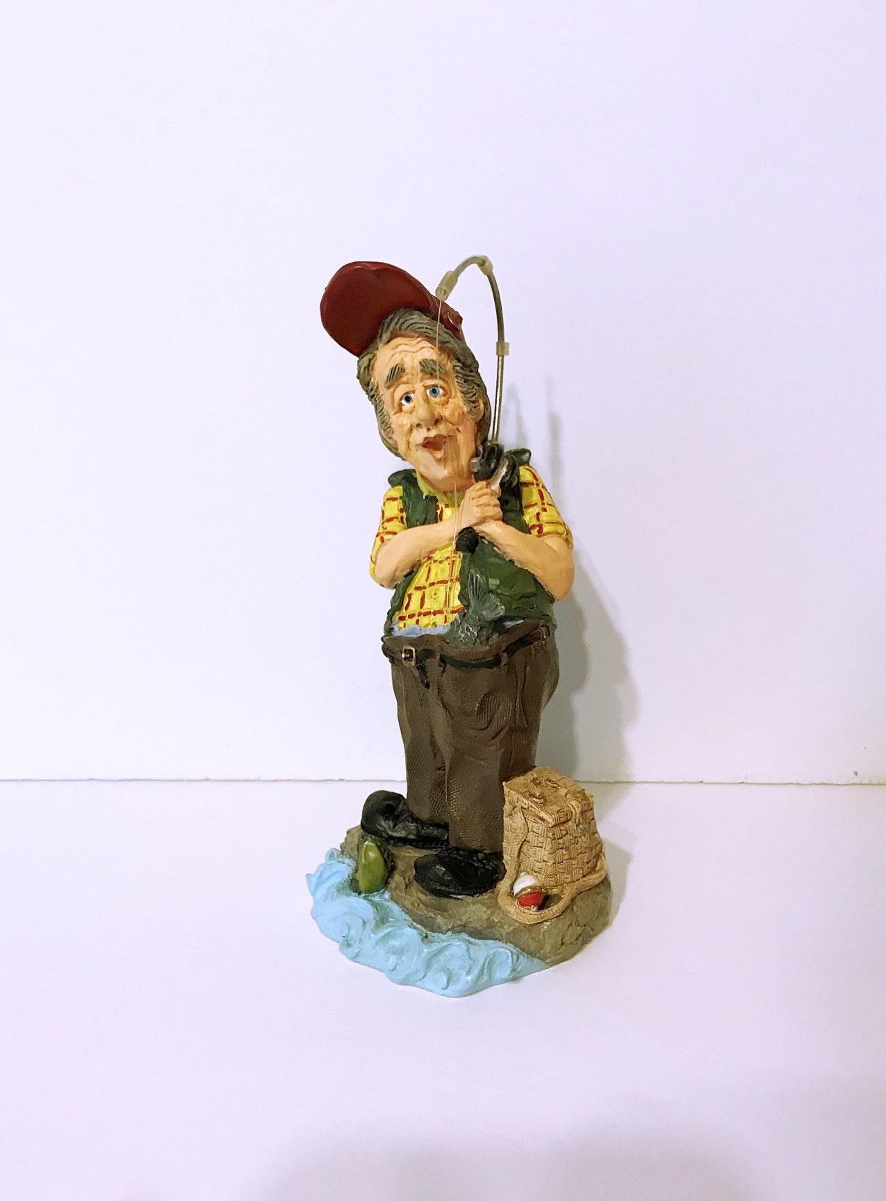Figurine Gone Fishin Doug Harris Nautique Peche No 131 Etsy