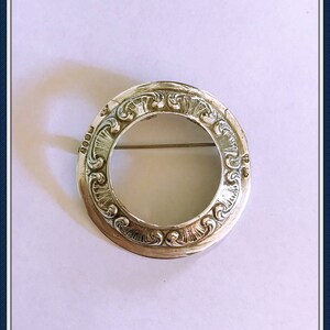 Antique Silver Brooch, William Moering, Rare Find, Pendant Bail, Victorian Era, Pseudo Marks, London 1892-1903