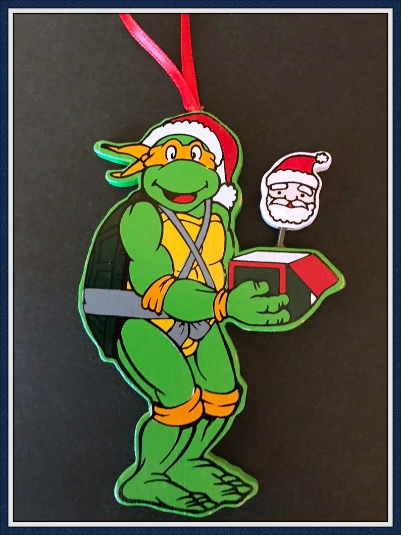 Christmas Teenage Mutant Ninja Turtle Ornament With Motion Etsy