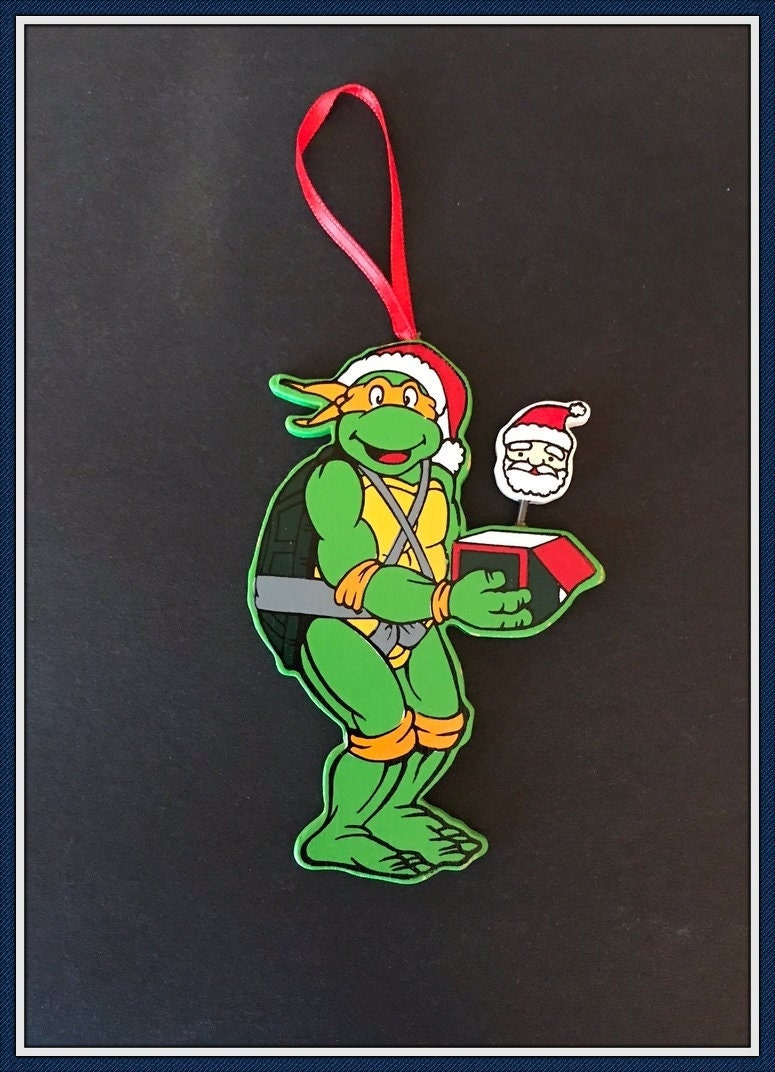 Nickelodeon Teenage Mutant Ninja Turtle Satin Christmas Stocking by Kurt S  Adler