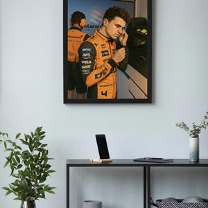 Lando Norris LN4 McLaren Formula 1 Poster Motorsport Print and Phone wallpaper