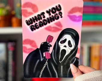 Holografische Kindle Einlage – Spooky Masked Caller Design