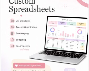 Custom Spreadsheets Made to Order