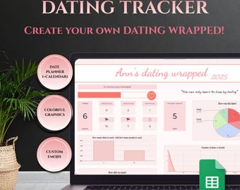 Dating Tracker Google Sheets: Automated Dashboard (Instant Download)