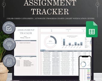 Ultimate Google Sheets Assignment Tracker and Student Tracker
