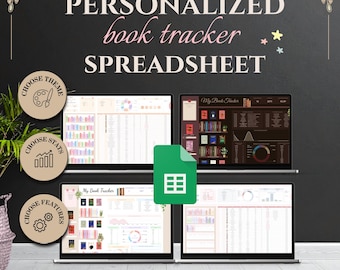 Fully Personalized Book Tracker Spreadsheet Made To Order