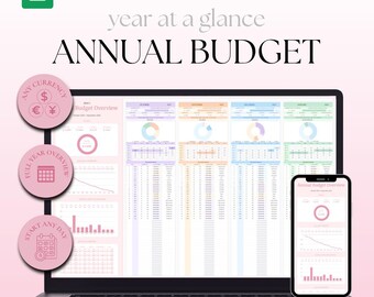 Budget At A Glance With Expense Calendar