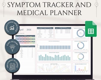Ultimate Symptom Tracker And Medical Planner With Treatment Calendar