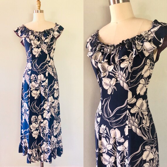 rayon hawaiian dresses