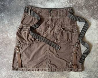 G.O.A Archive Parachute Cargo Zipper Skirt - Etsy