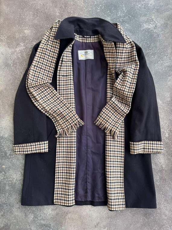 80年代 アクアスキュータム 限定ヴィンテージ ネイビー ウール