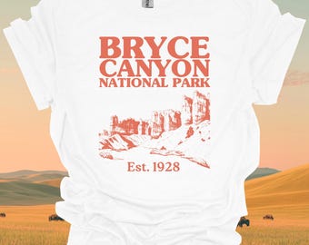 Bryce Canyon National Park T Shirt Bryce Canyon Graphic Tee Hiking Adventure Shirt National Park Gift for Nature Enthusiasts
