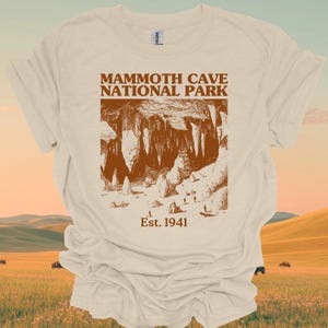 Mammoth Cave National Park T Shirt Mammoth Cave Graphic Tee Hiking Adventure Shirt National Park Nature Lover Gift for Outdoor Enthusiasts