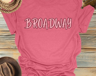 Camiseta Broadway Nashville, camiseta de música country, camiseta de concierto de rodeo